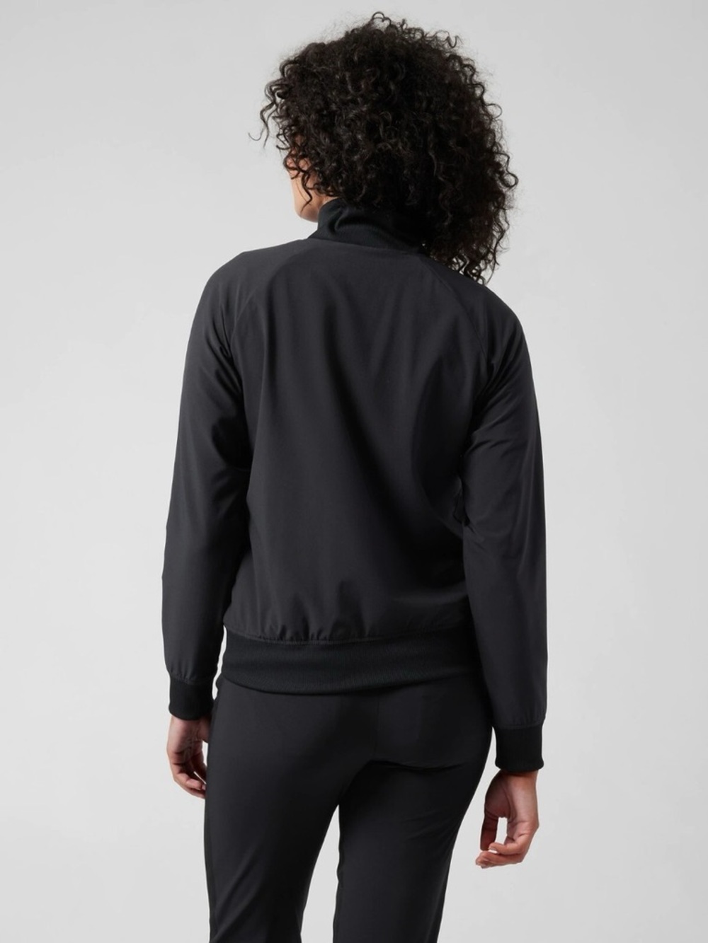Athleta Brooklyn Bomber Jacket in Black - Picture 2 of 9
